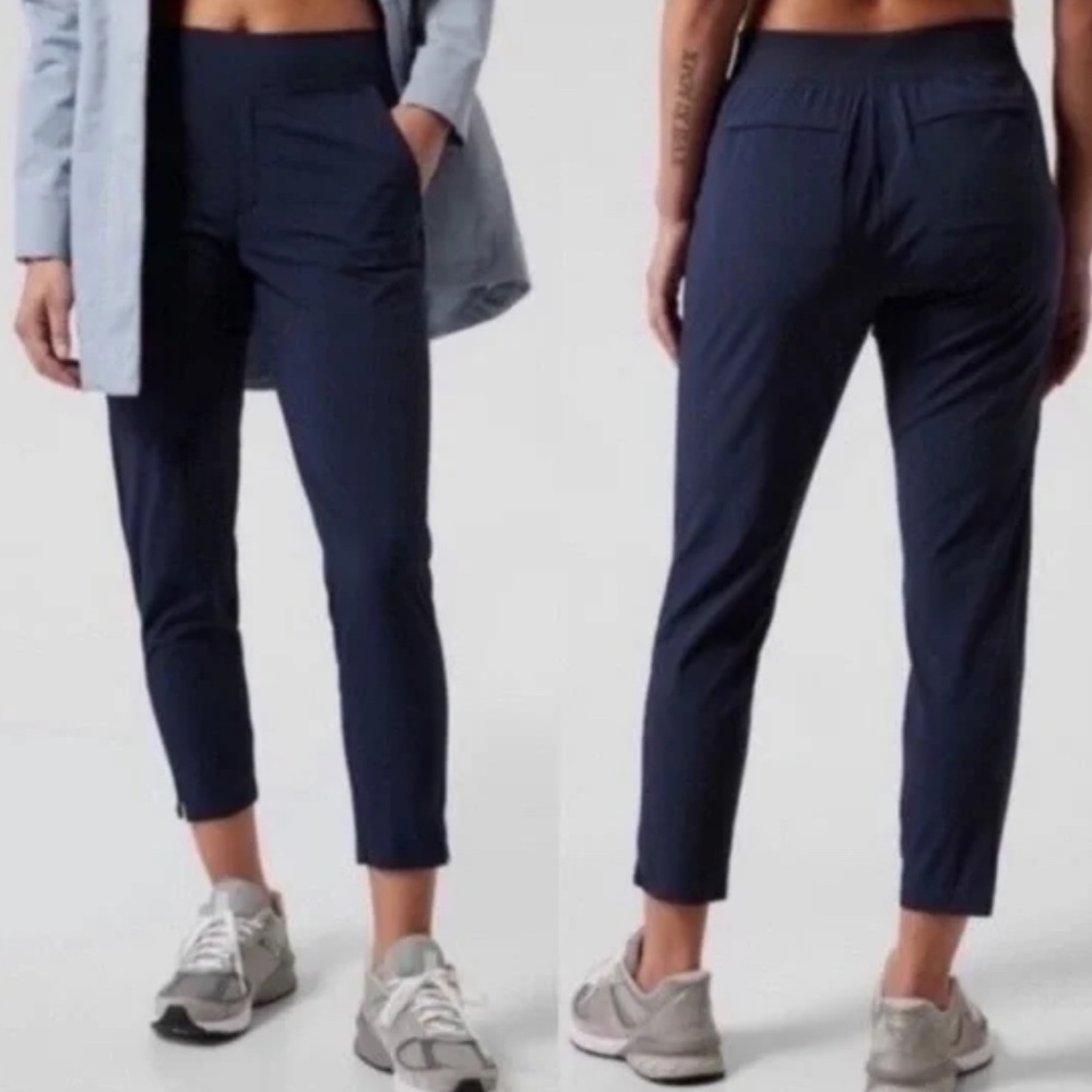 Athleta Brooklyn Ankle Pant Navy Blue Size 10P